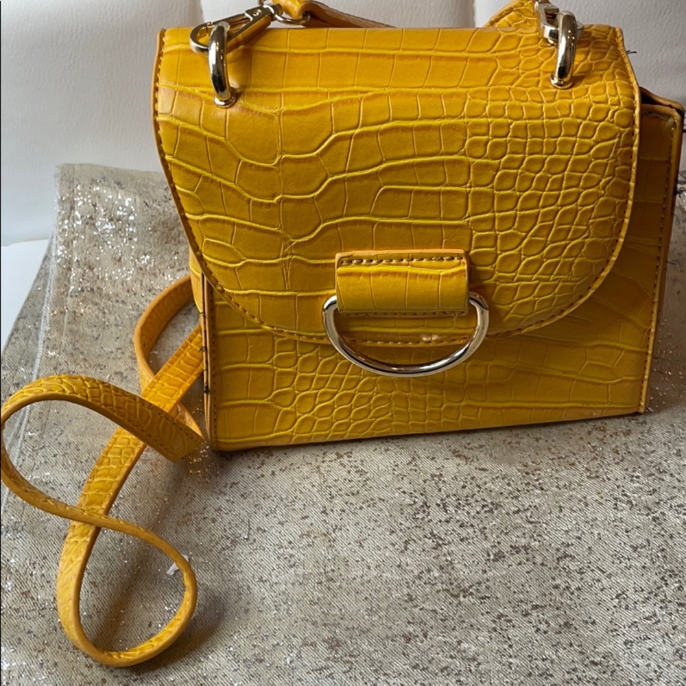 Cute Yellow Croc purse